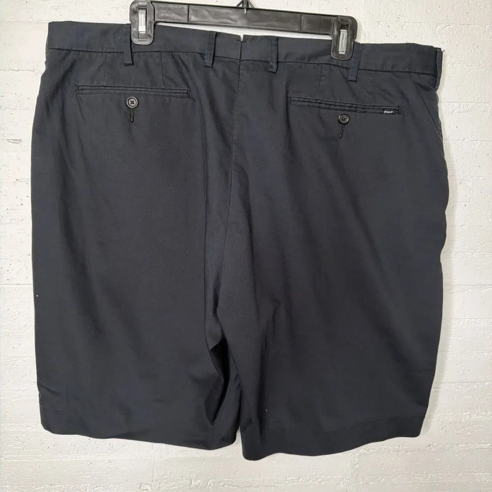 Polo Ralph Lauren Stretch Classic Fit Shorts Black 36 Preppy Golf Hamptons